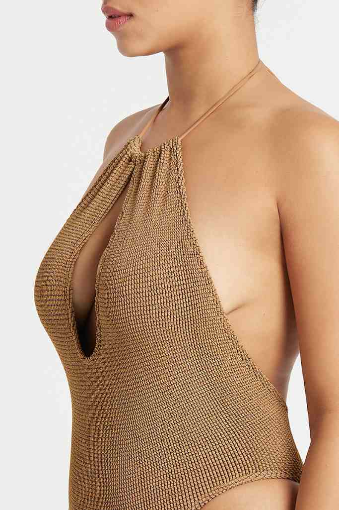 Bond-eye Bisou One Piece - Fawn Lurex