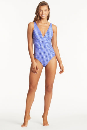 Sea Level Panel Line One Piece - Checkmate