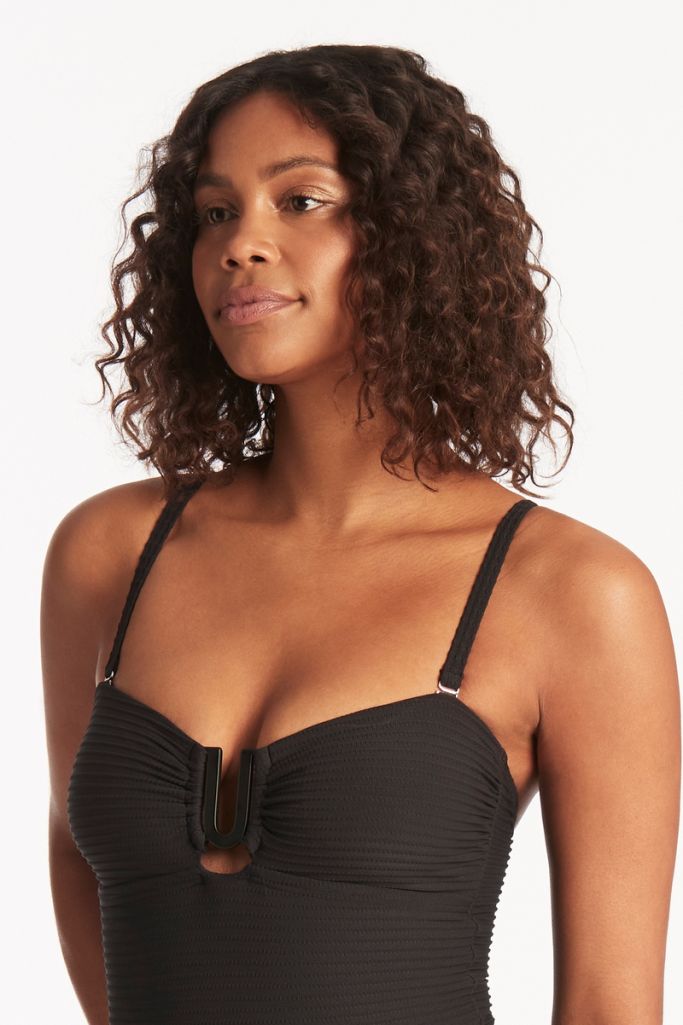 Sea Level Spinnaker U Bar Bandeau One Piece - Spinnaker