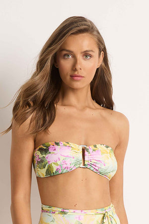 Monte & Lou Avalon Bandeau Bra - Making Waves