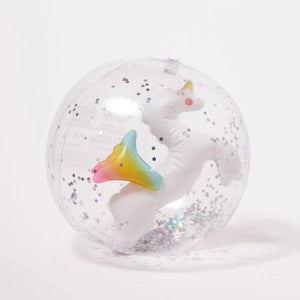 SunnyLife 3D Inflatable Beach Ball - Unicorn
