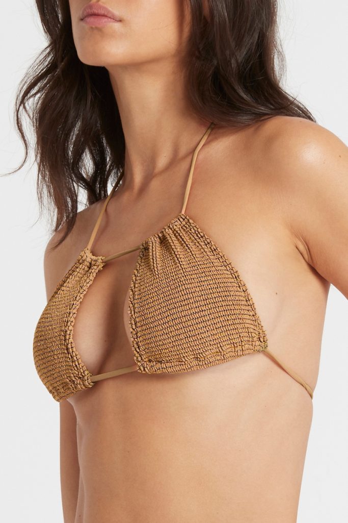 Bond-eye Andy Triangle - Fawn Lurex