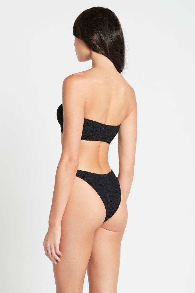 Bond-eye Blake Bandeau Top - Black Eco