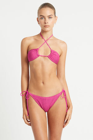 Bond-eye Sofie Triangle Top - Fuchsia Shimmer