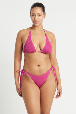 Bond-eye Sofie Triangle Top - Fuchsia Shimmer