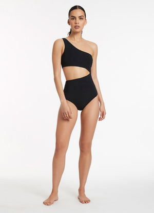 Jets One Shoulder Cut Out One Piece - Jetset
