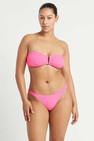 Bond-eye Blake Bandeau Top - Pink Tiger