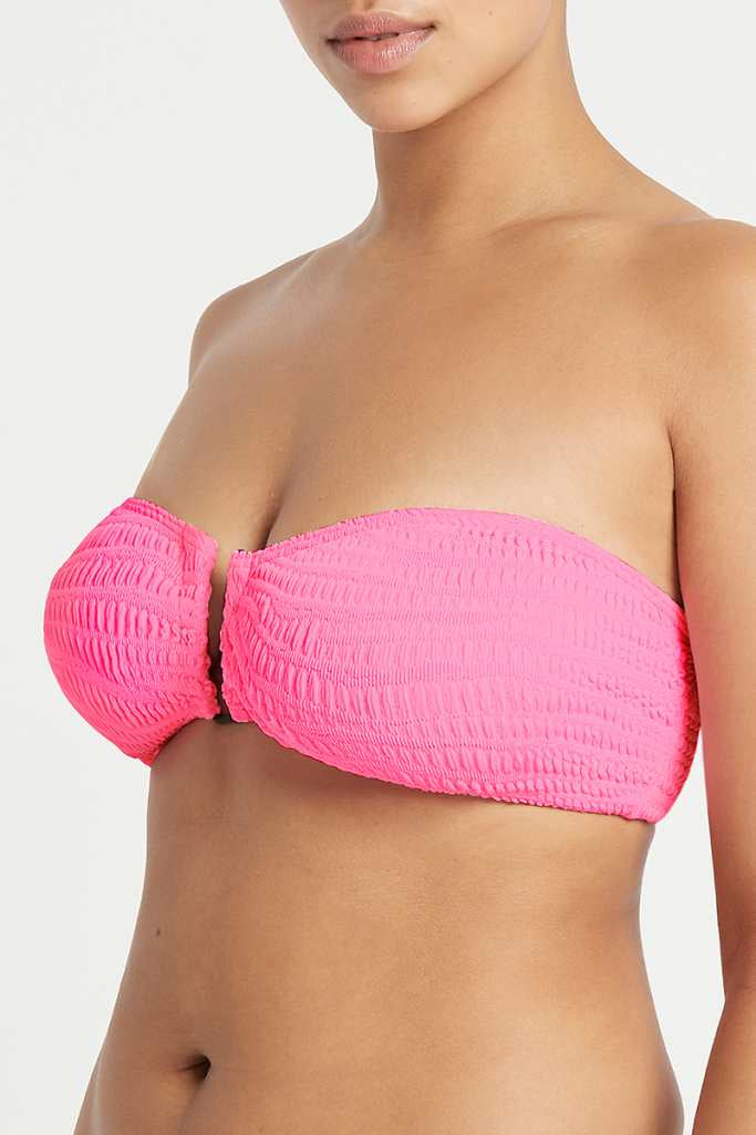 Bond-eye Blake Bandeau Top - Pink Tiger