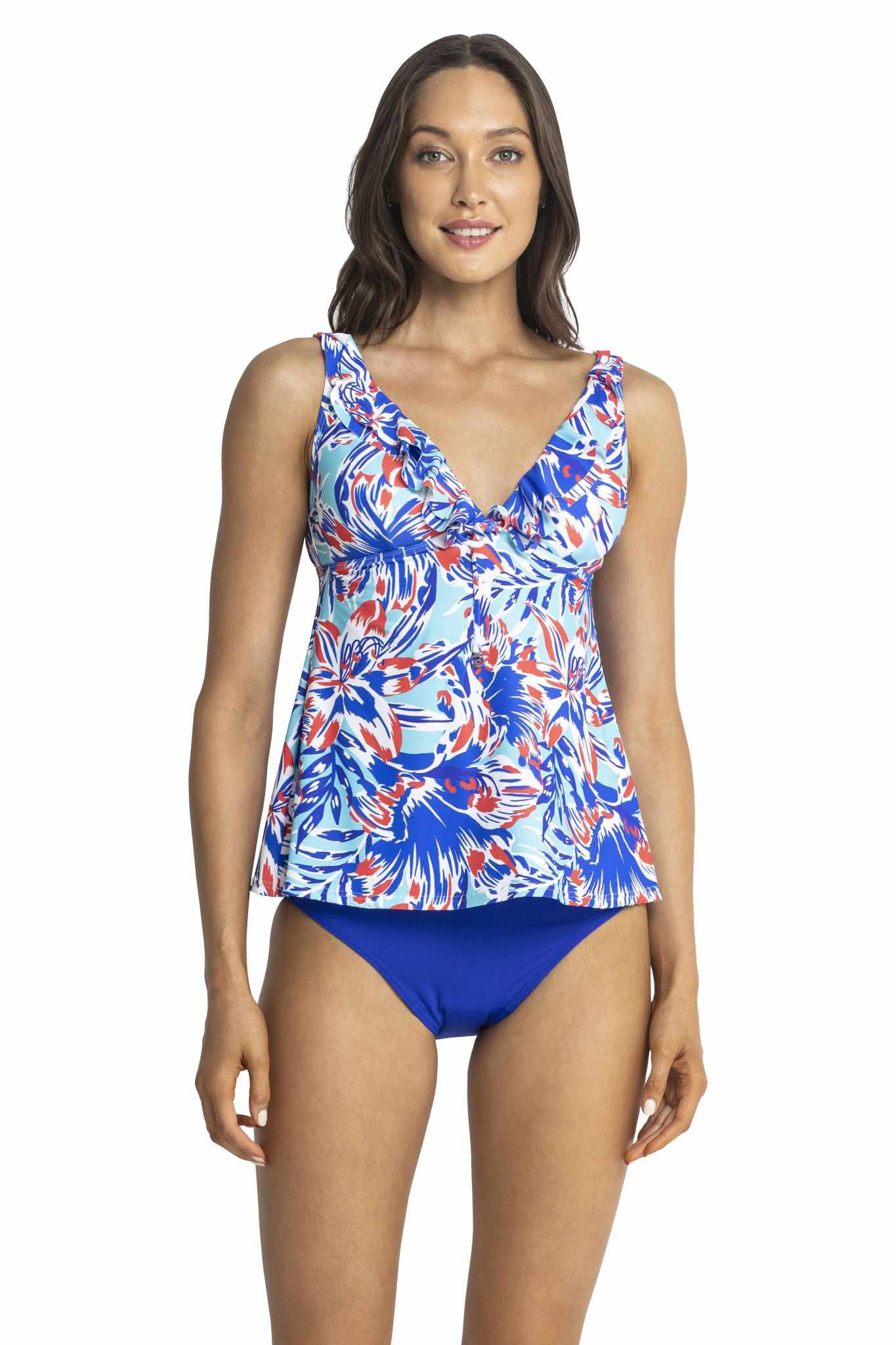 Sunseeker Frill Singlet - Moana