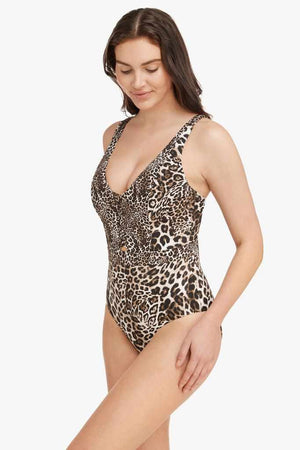 Sea Level Plunge Multifit One Piece With Macrame Detail - Wildside