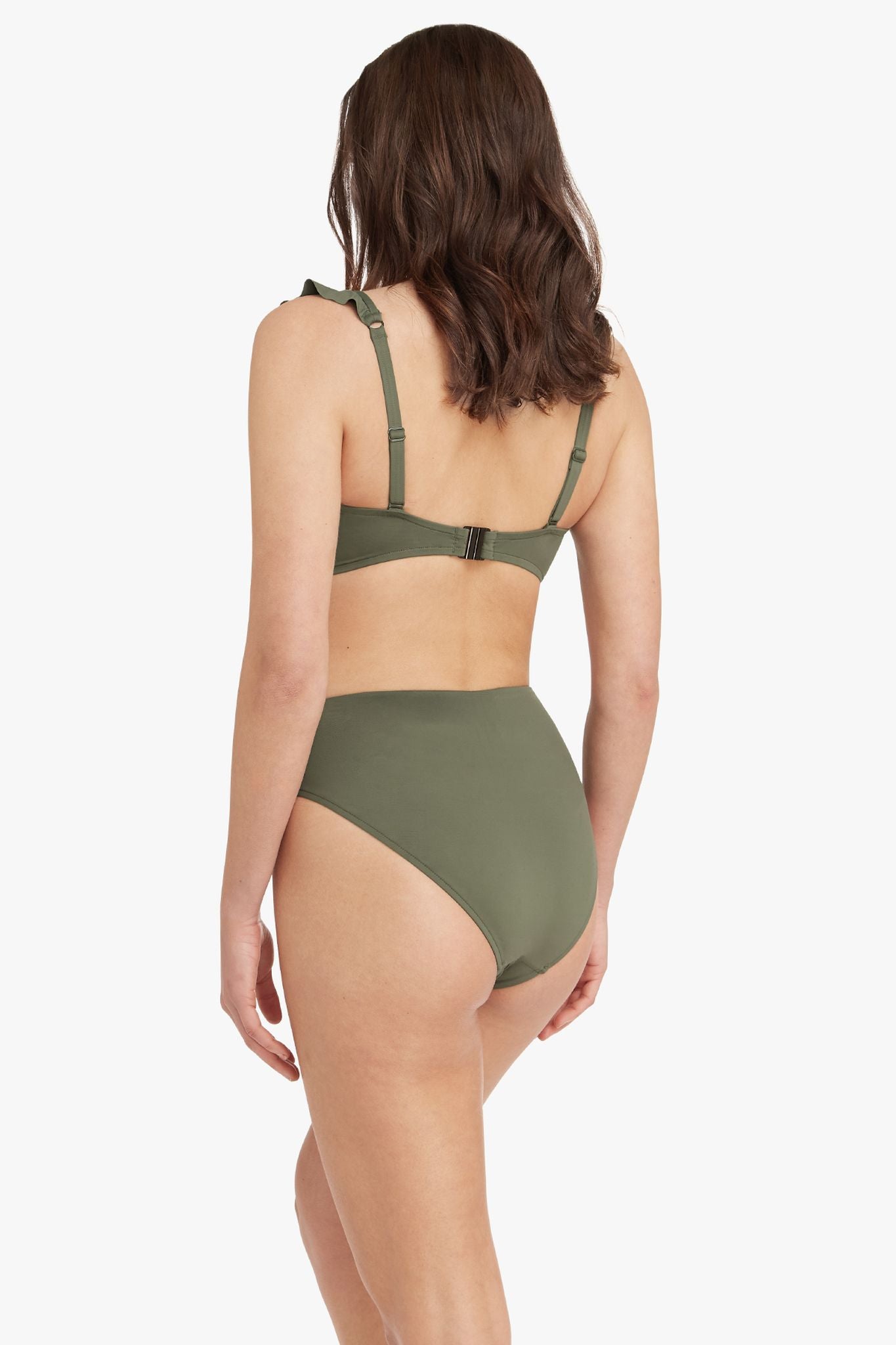 Jewel Cove F Cup Frill Plunge Bra