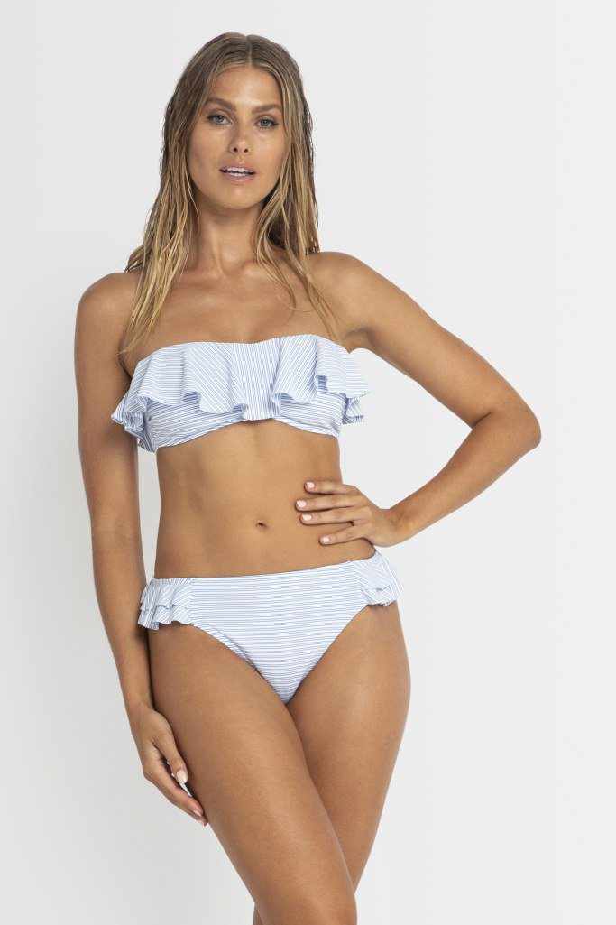 Sunseeker Tropical Print Wired Bandeau Bikini
