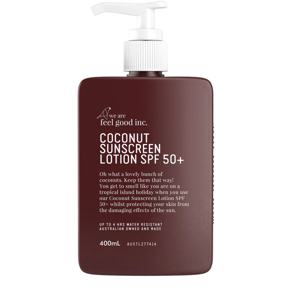 We are Feel Good Coconut Sunscreen Lotion SPF 50+ 400ml