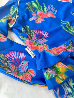 Tribe Tropical Baby UPF50+ Surfsuit with Nappy Change Snaps - Magnetic Island