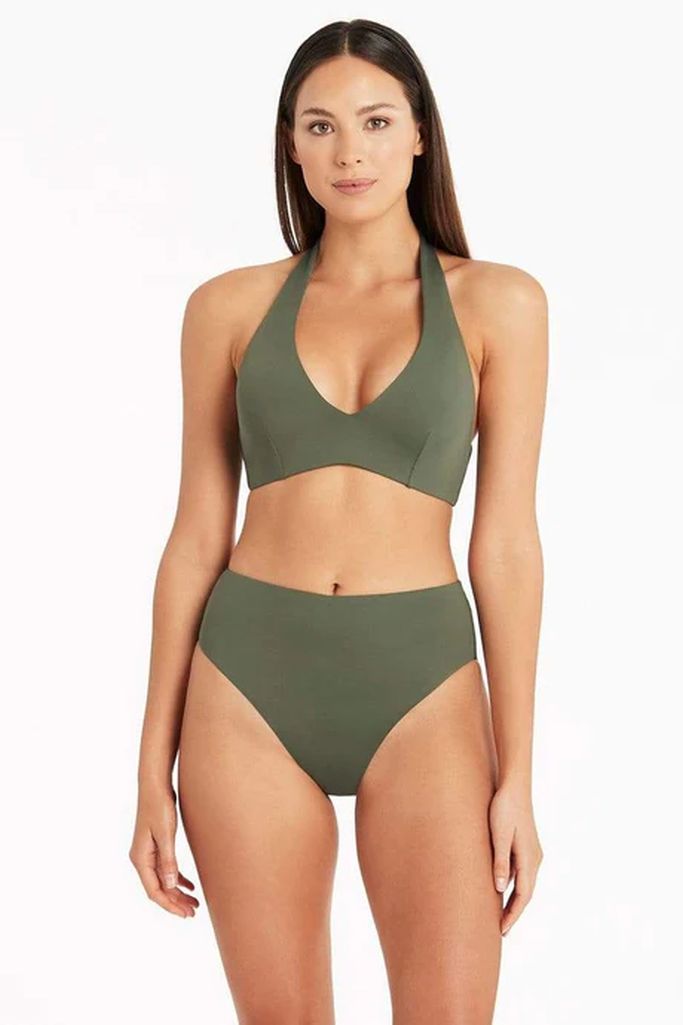 Sea Level Multifit Halter Bra - Eco Essentials
