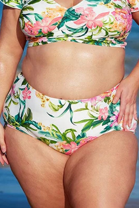 Capriosca High Waisted Pant - Bora Bora White